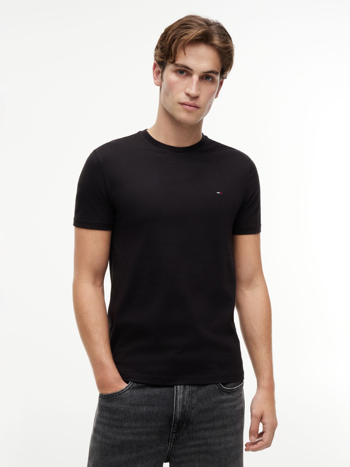 3-Pack Tommy Flag Extra Slim T-Shirts — Multi