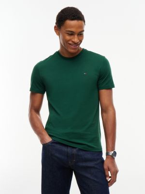 pack de 3 camisetas de corte extra slim con logo multicolor de hombres tommy jeans