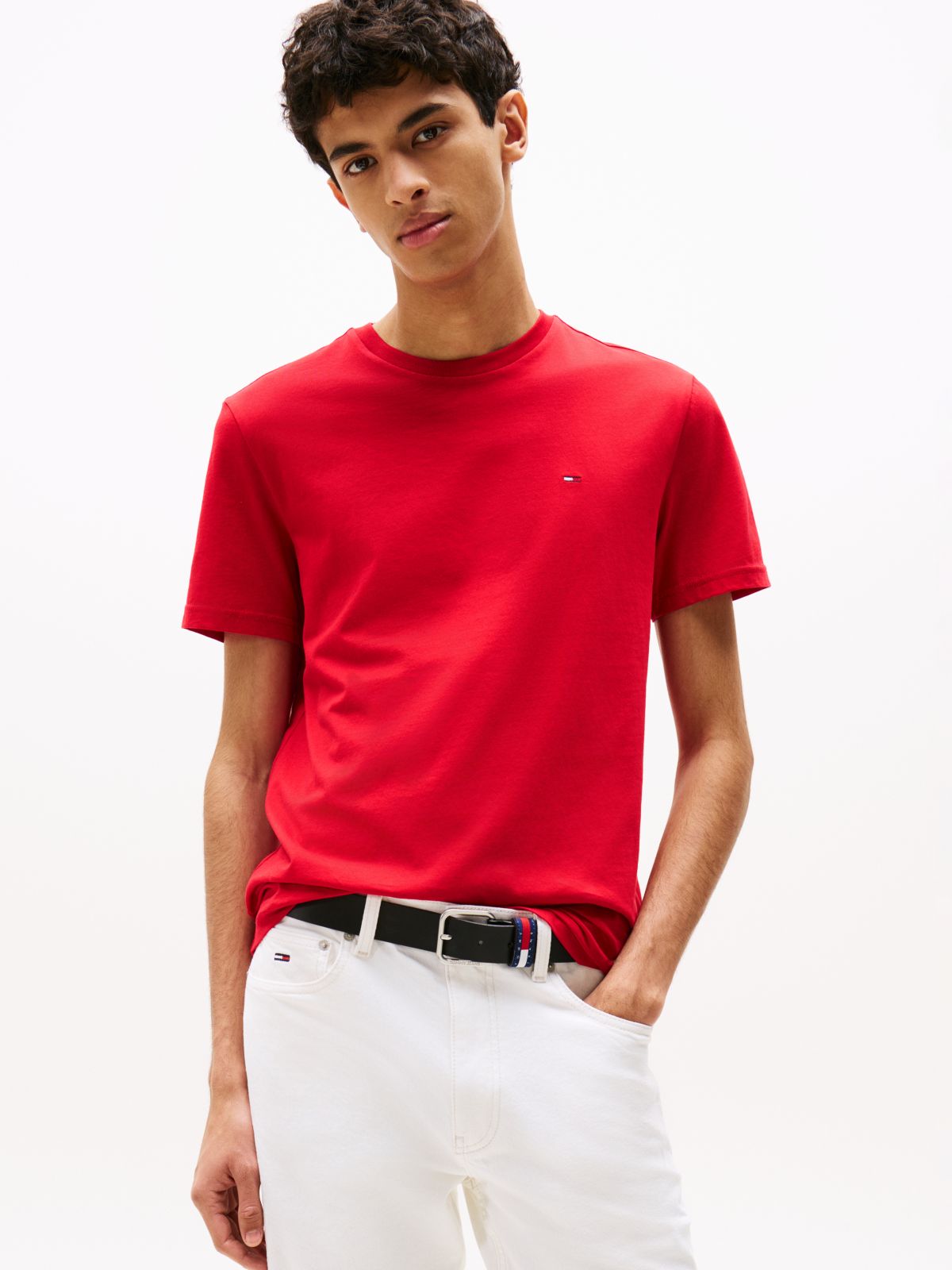 3-Pack Tommy Flag Extra Slim T-Shirts — Multi