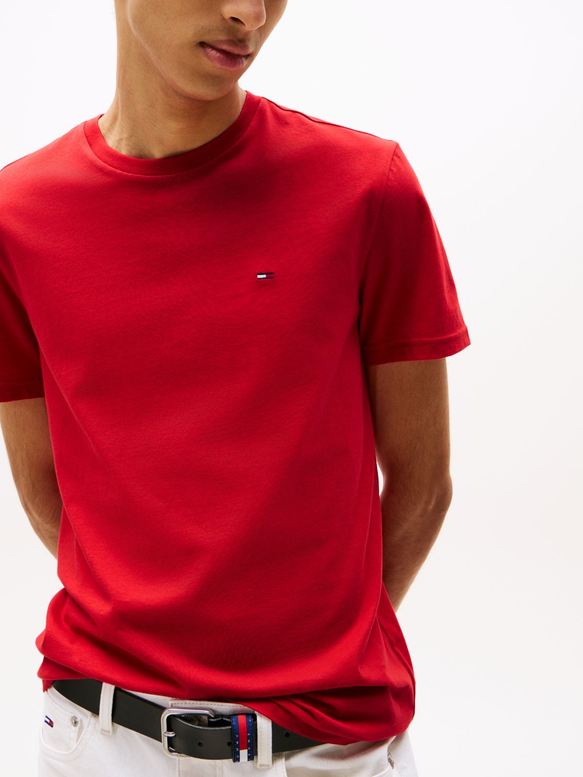 3-Pack Tommy Flag Extra Slim T-Shirts — Multi