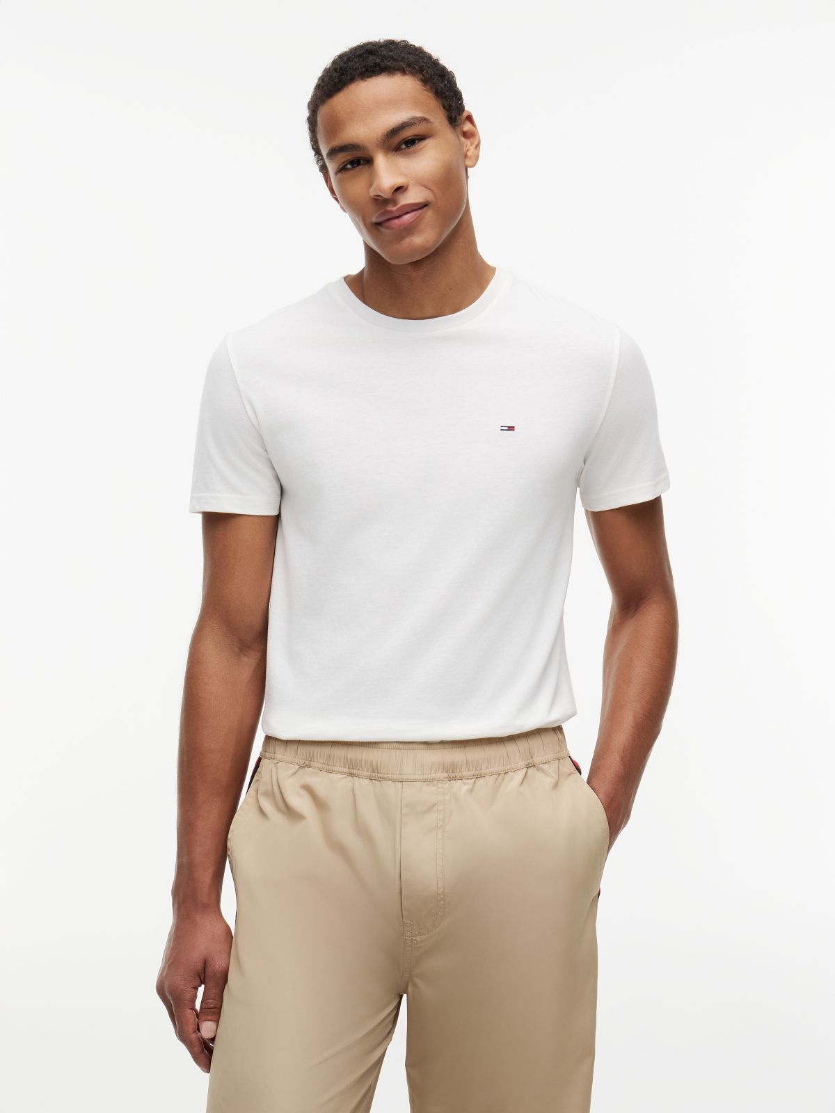 3-Pack Tommy Flag Extra Slim T-Shirts — Multi