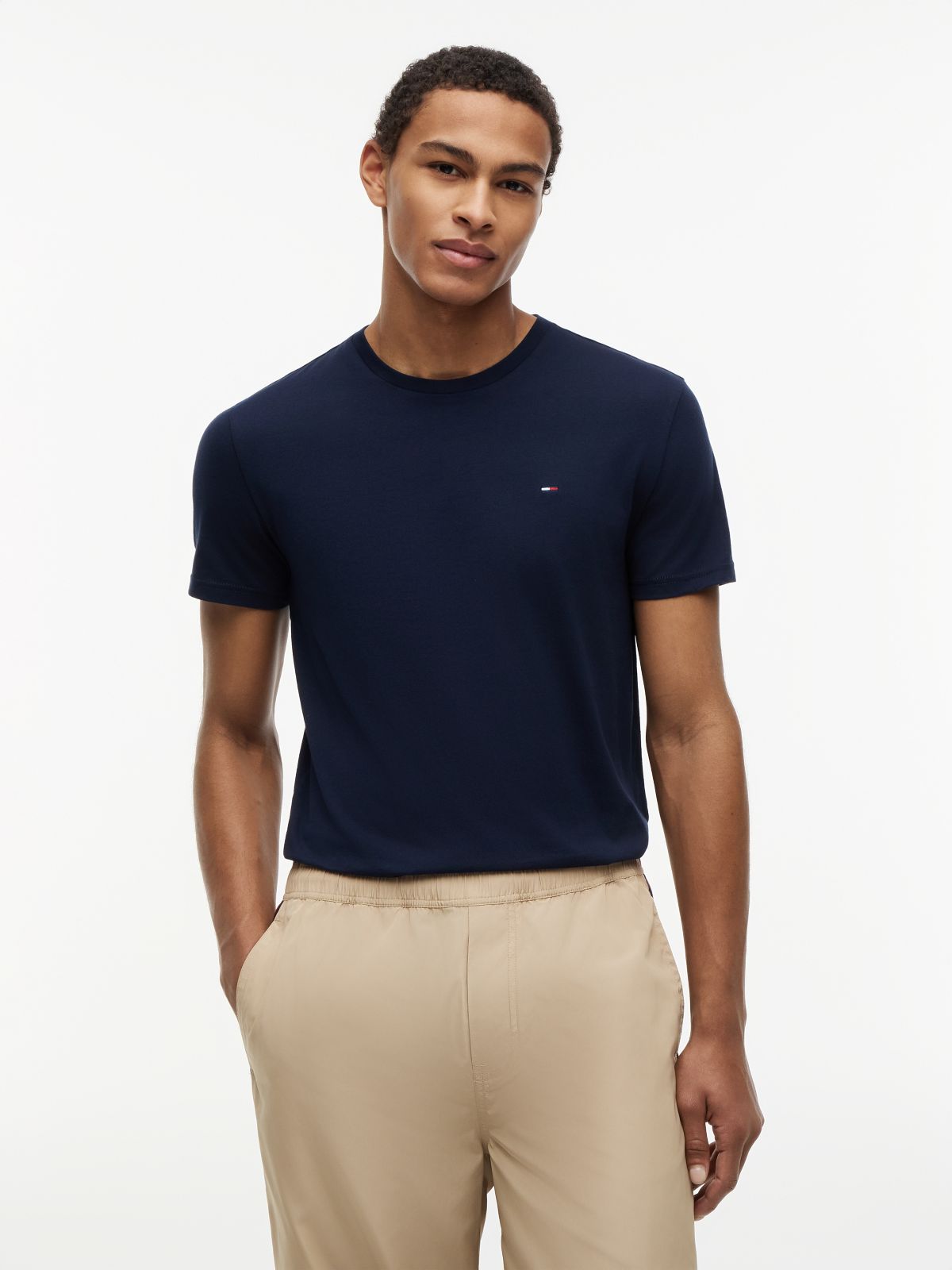 3-Pack Tommy Flag Extra Slim T-Shirts — Multi