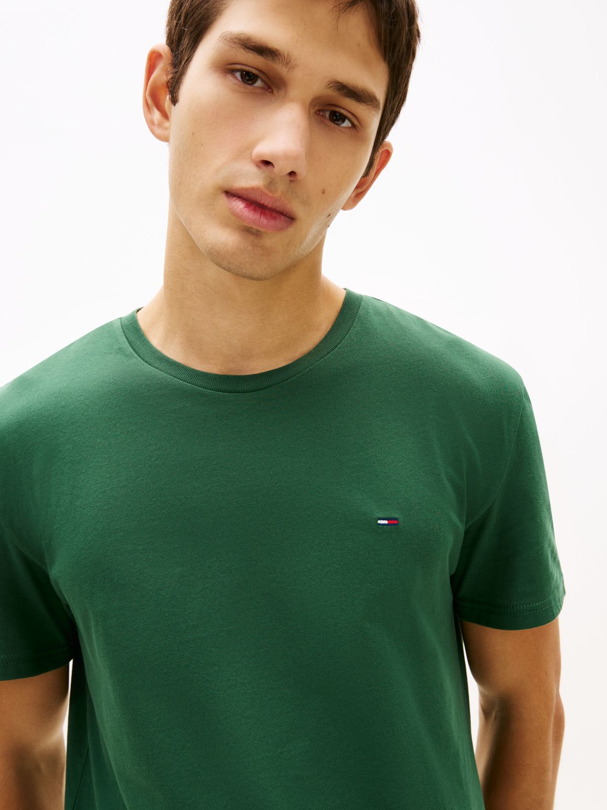 3-Pack Tommy Flag Extra Slim T-Shirts — Multi