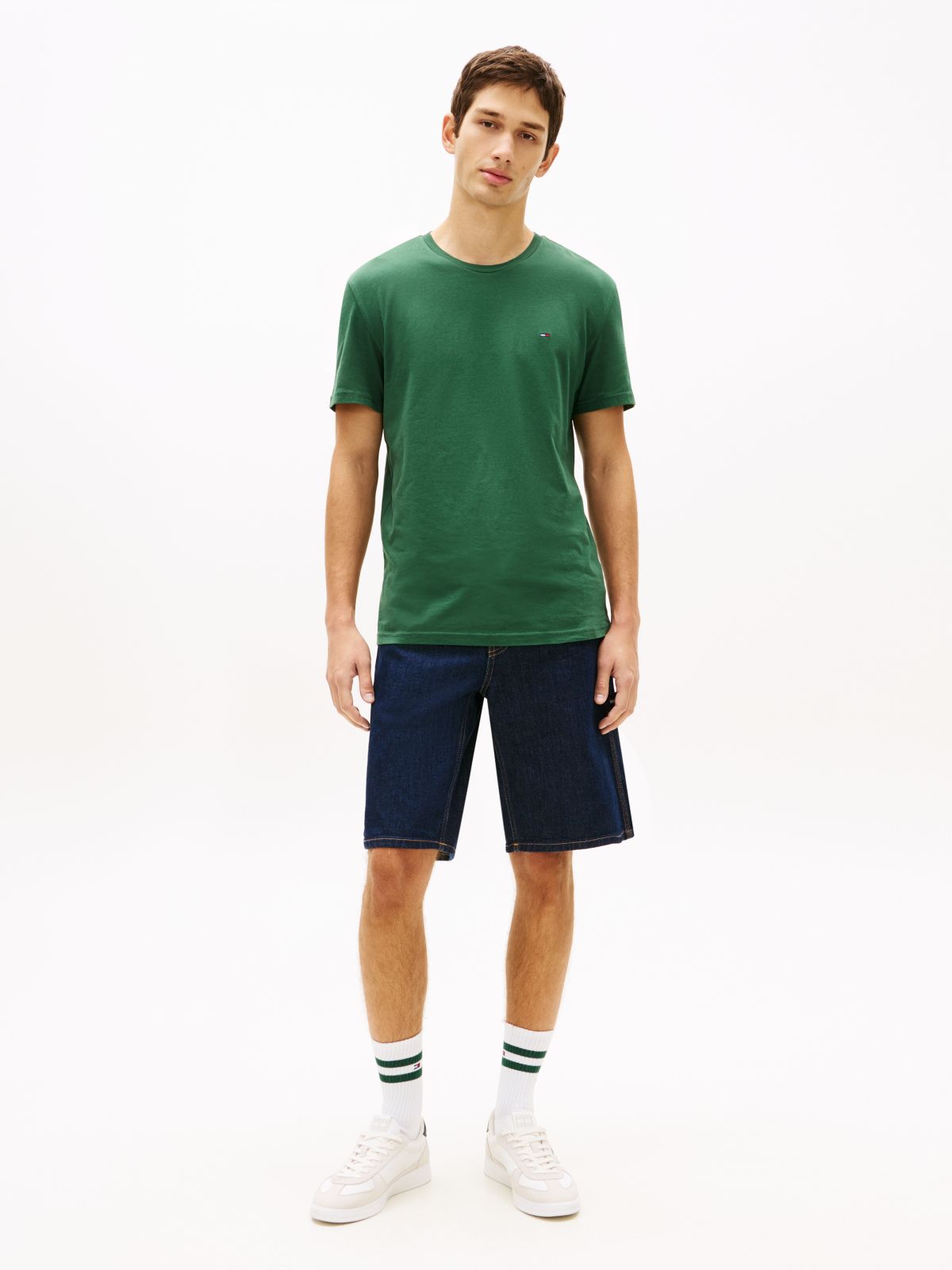 3-Pack Tommy Flag Extra Slim T-Shirts — Multi