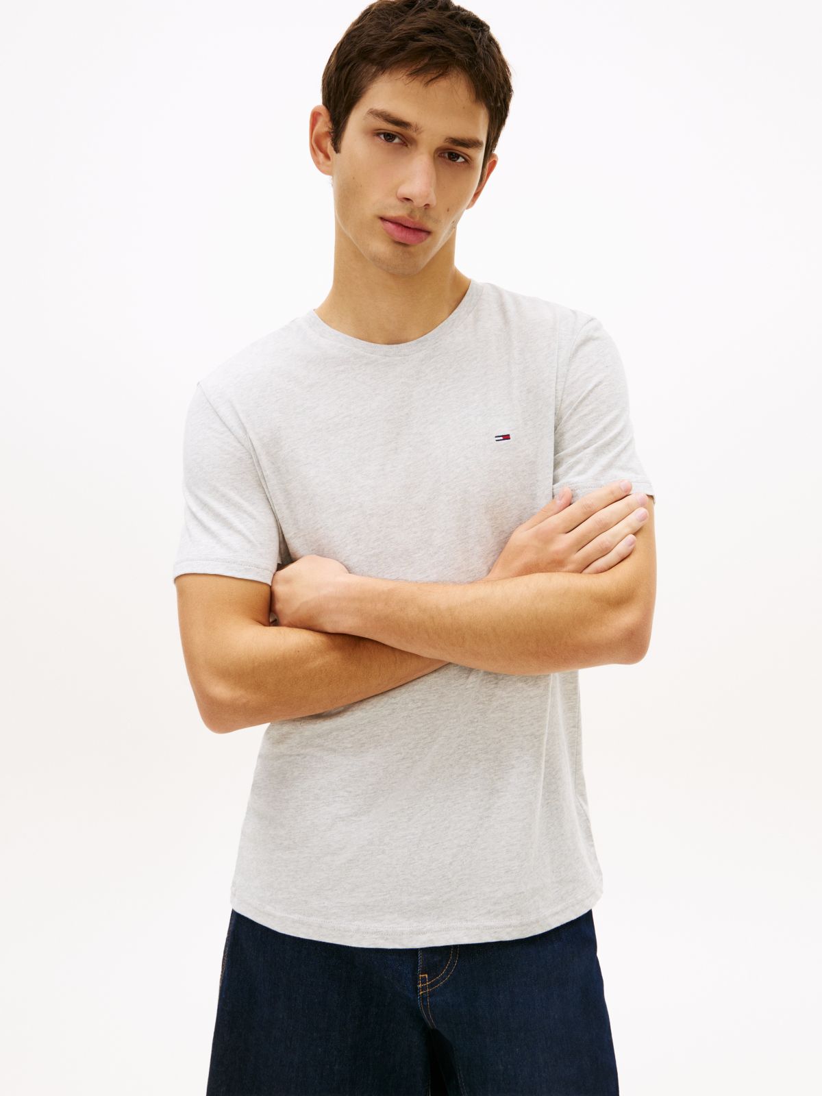 3-Pack Tommy Flag Extra Slim T-Shirts — Multi