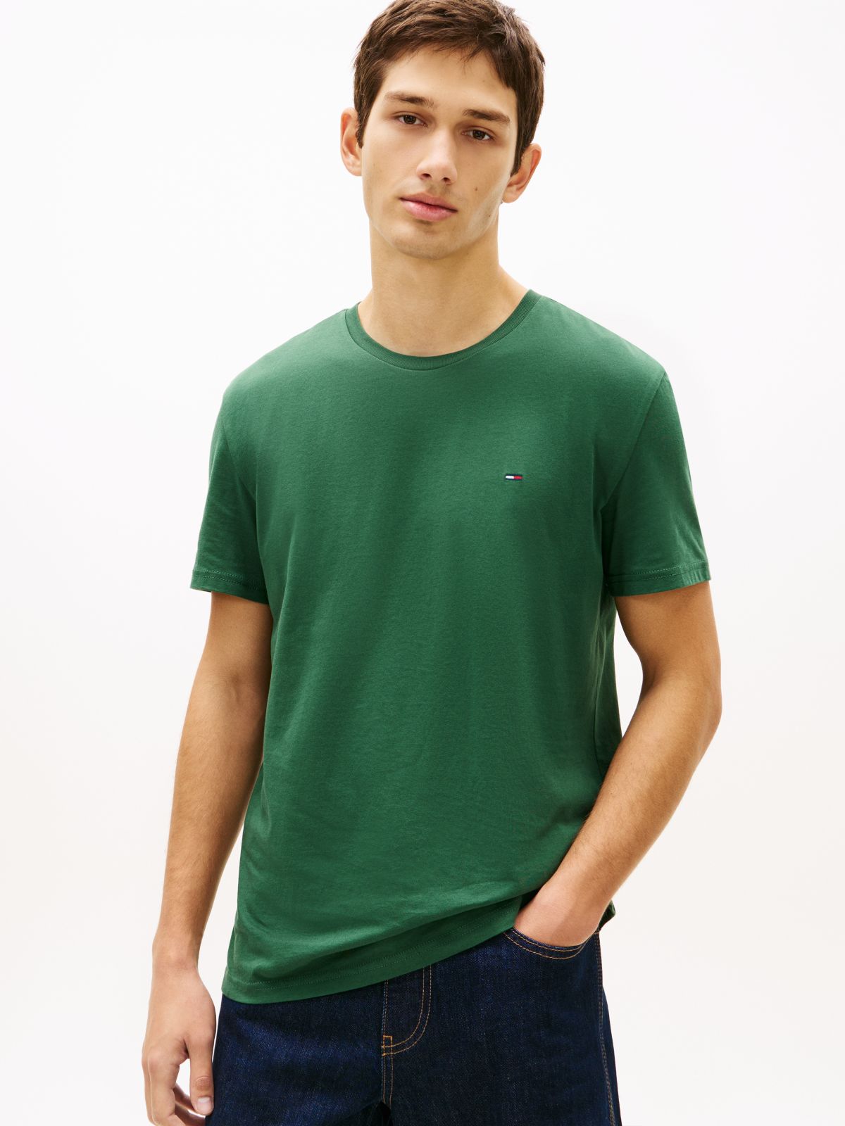 3-Pack Tommy Flag Extra Slim T-Shirts — Multi