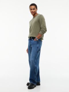 Tommy Flag Textured Slim Jumper — Green 2