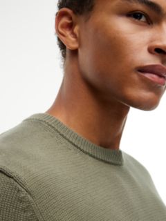 Tommy Flag Textured Slim Jumper — Green 3