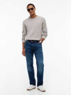 Tommy Flag Textured Slim Jumper — Grey 2