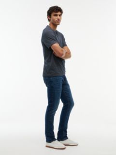 Austin Slim Tapered Whiskered Jeans — Blue 3