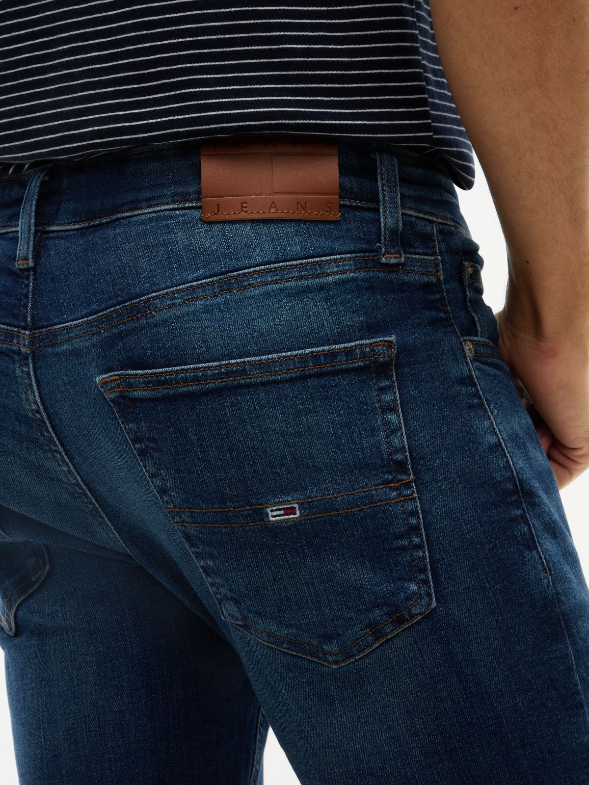 Austin Slim Tapered Whiskered Jeans — Blue