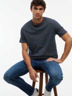 Austin Slim Tapered Whiskered Jeans — Blue 5