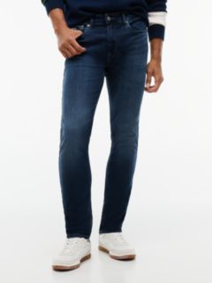 Austin Slim Tapered Faded Jeans — Blue 1