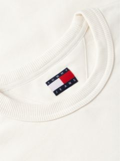 Tommy Badge Crew Neck Sweatshirt — Beige 6