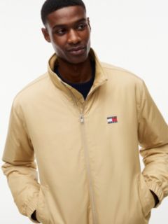 Logo Padded Zip-Thru Jacket — Beige 3