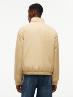 Logo Padded Zip-Thru Jacket — Beige 6