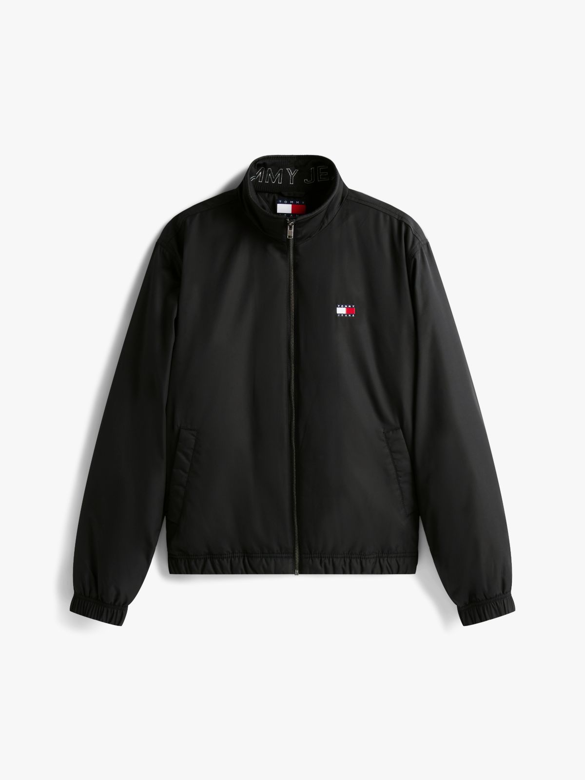 Logo Padded Zip-Thru Jacket — Black