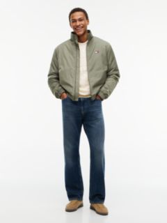 Logo Padded Zip-Thru Jacket — Green 2