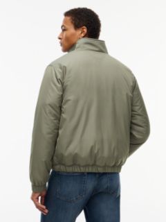 Logo Padded Zip-Thru Jacket — Green 5