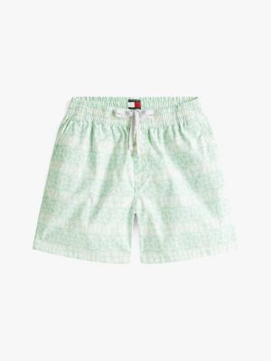 multi print loose beach shorts for men tommy jeans