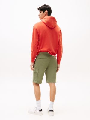 khaki scanton slim cargo shorts for men tommy jeans