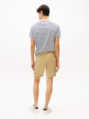 yellow scanton slim chino shorts for men tommy jeans