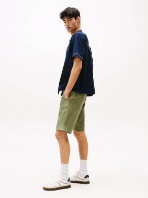 short chino slim scanton kaki pour hommes tommy jeans