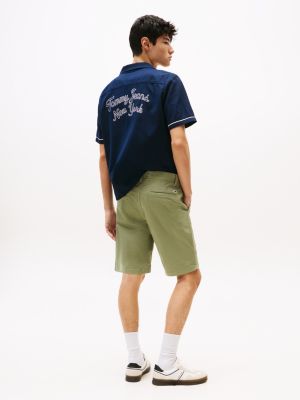 khaki scanton slim chino shorts for men tommy jeans