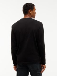 Badge Jersey Long Sleeve T-Shirt — Black 4
