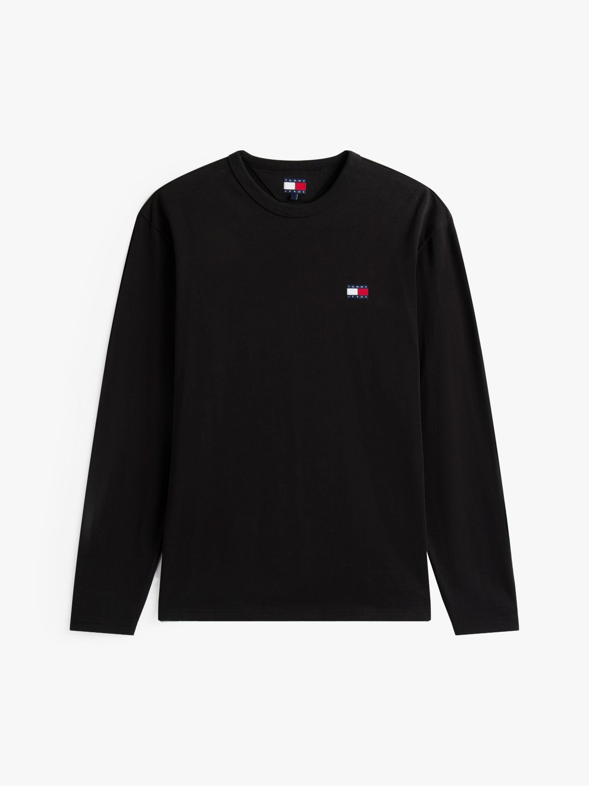 Badge Jersey Long Sleeve T-Shirt — Black