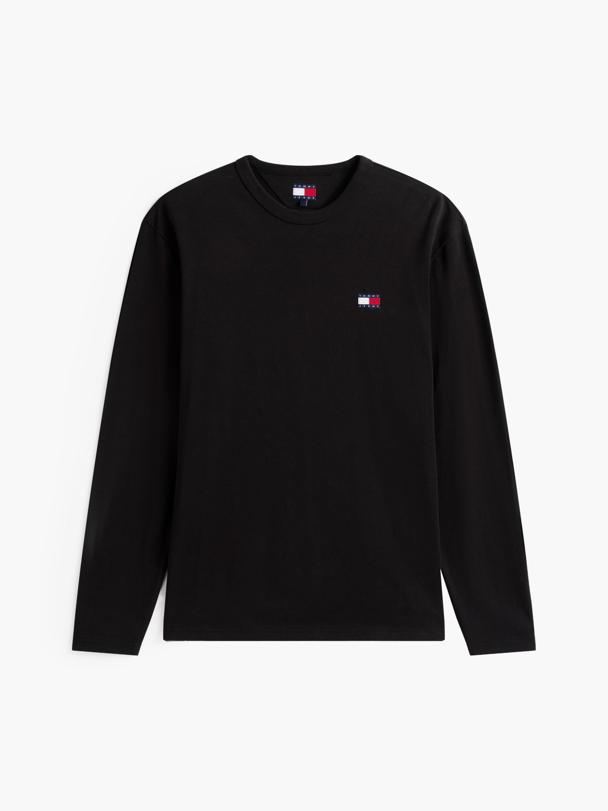 Badge Jersey Long Sleeve T-Shirt — Black