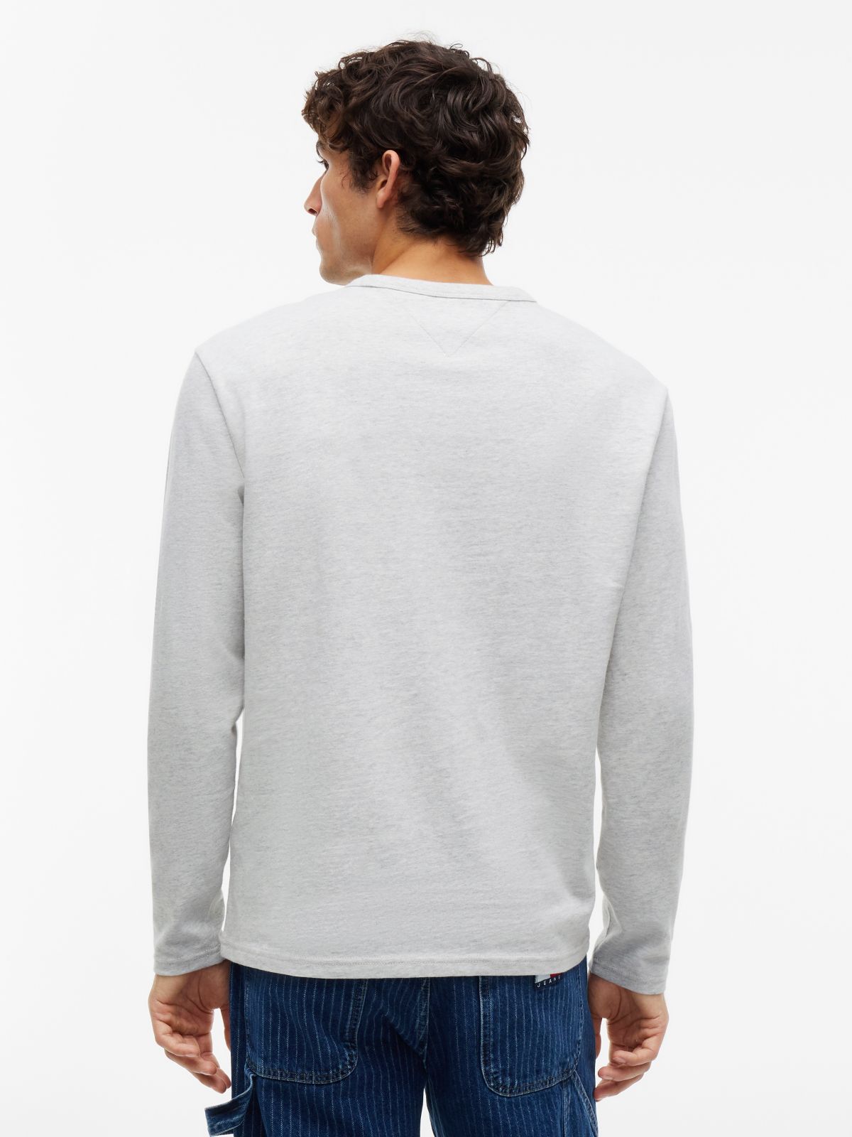 Badge Jersey Long Sleeve T-Shirt — Grey