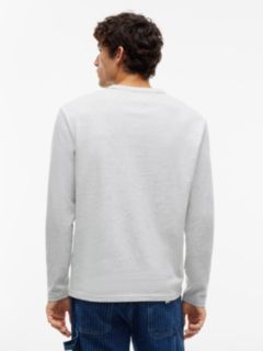 Badge Jersey Long Sleeve T-Shirt — Grey 4