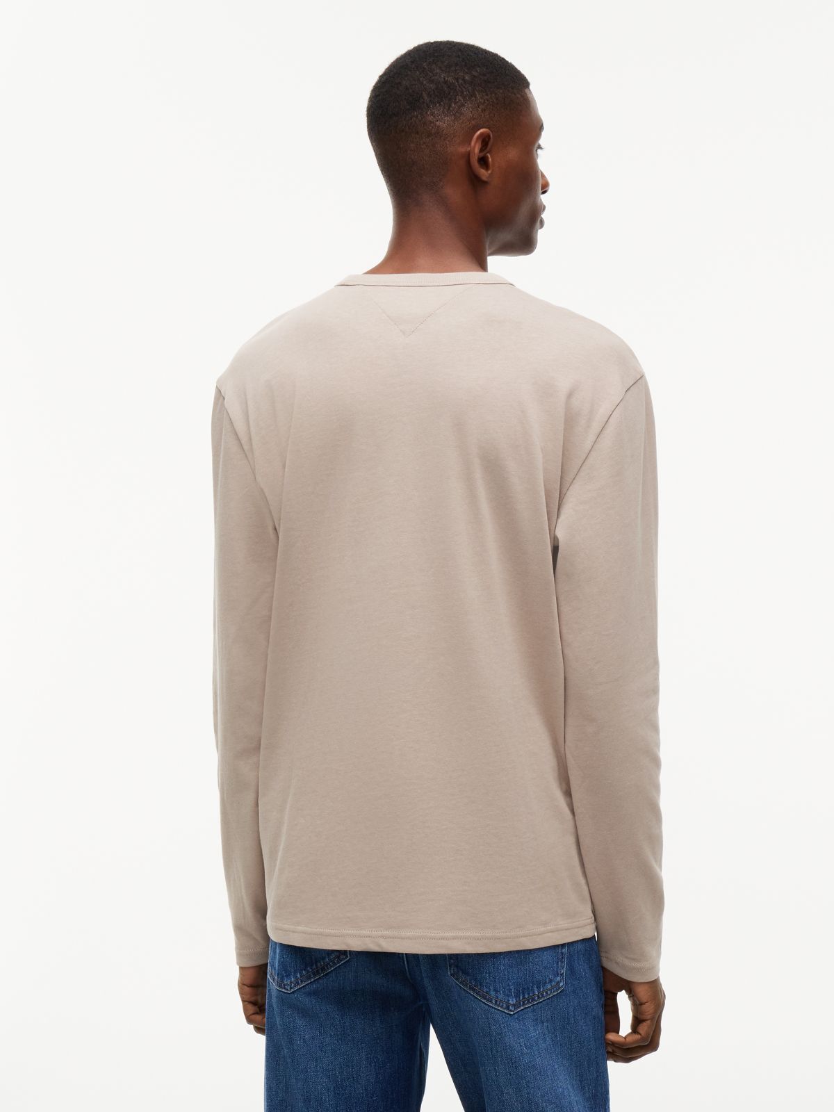 Badge Jersey Long Sleeve T-Shirt — Grey