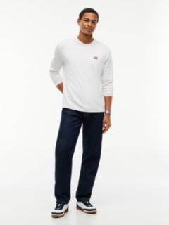Badge Jersey Long Sleeve T-Shirt — White 2
