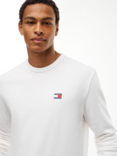 Badge Jersey Long Sleeve T-Shirt — White 3