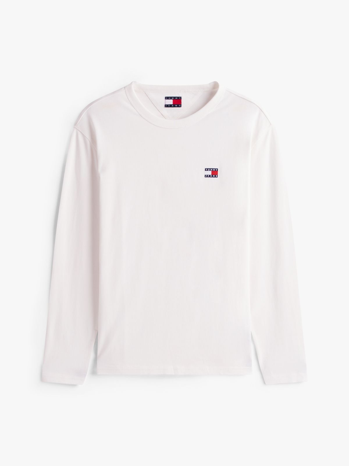 Badge Jersey Long Sleeve T-Shirt — White