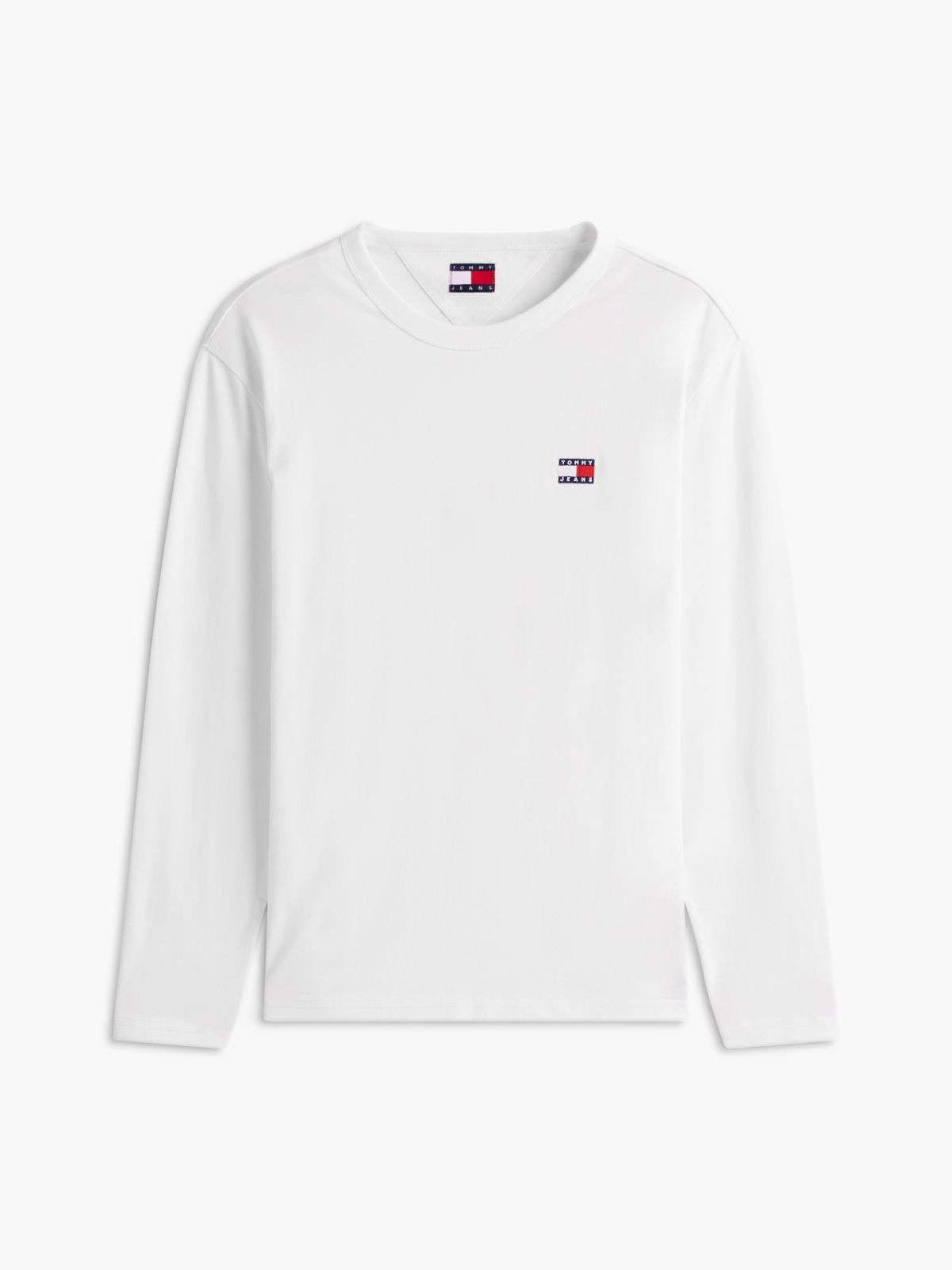 Badge Jersey Long Sleeve T-Shirt — White