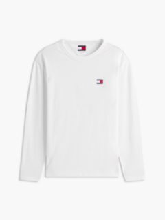 Badge Jersey Long Sleeve T-Shirt — White 6