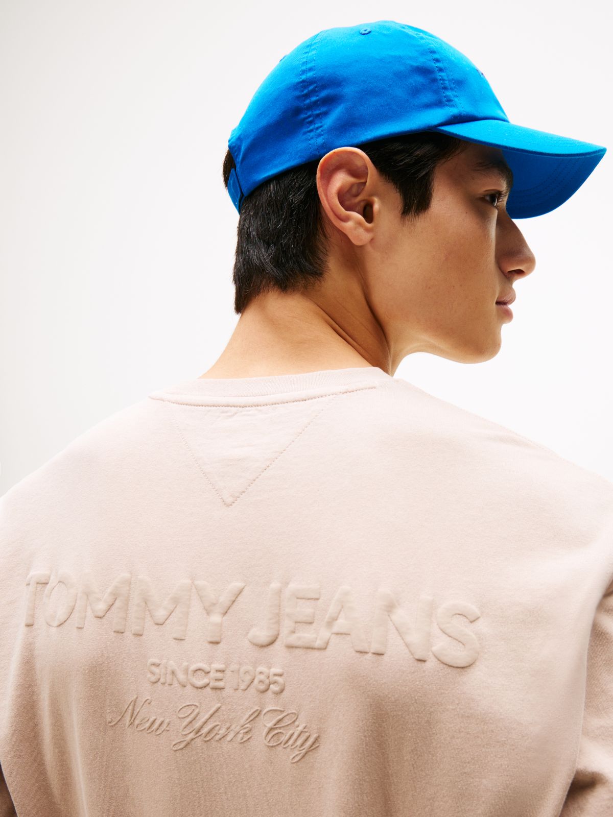 Classic '90s Back Logo T-Shirt — Beige
