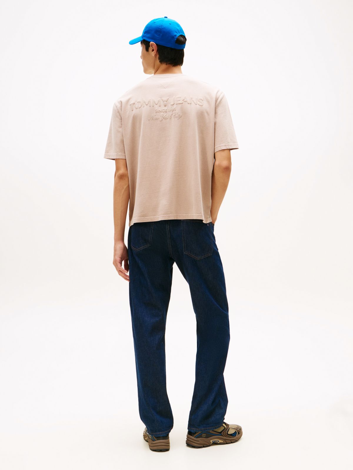 Classic '90s Back Logo T-Shirt — Beige