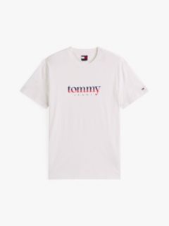 Logo Jersey Crew Neck T-Shirt — White 5