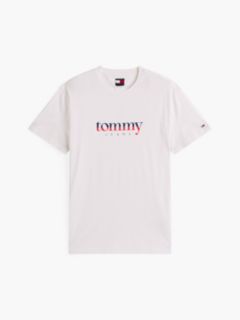 Logo Jersey Crew Neck T-Shirt — White 6