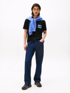 Back Graphic Crew Neck T-Shirt — Black 3