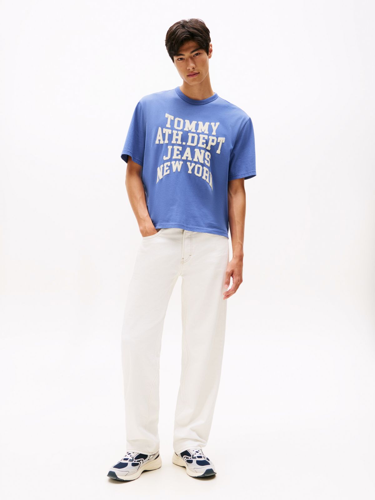 90s Crew Neck T-Shirt — Purple
