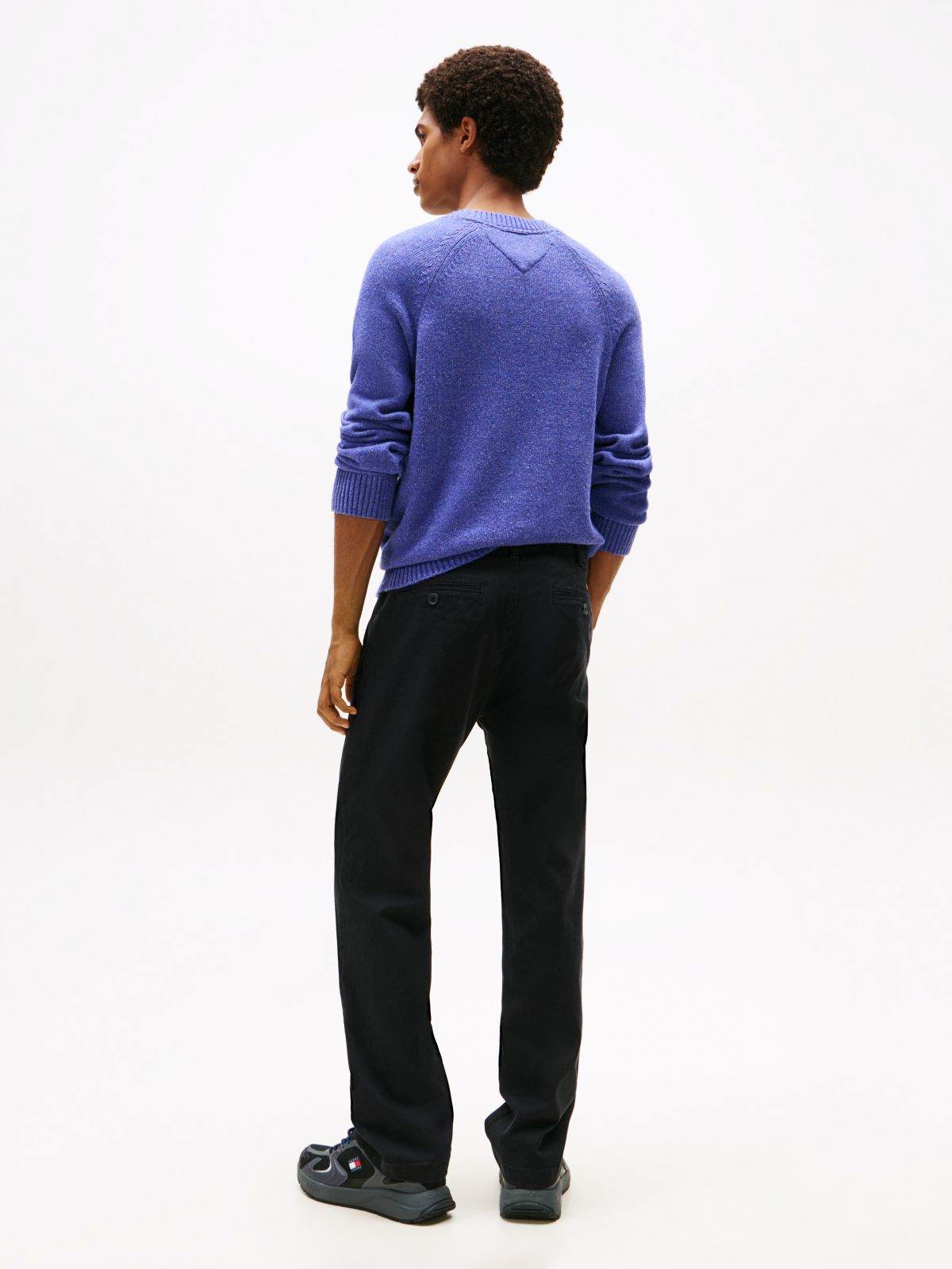 Otis Regular Twill Chinos — Black