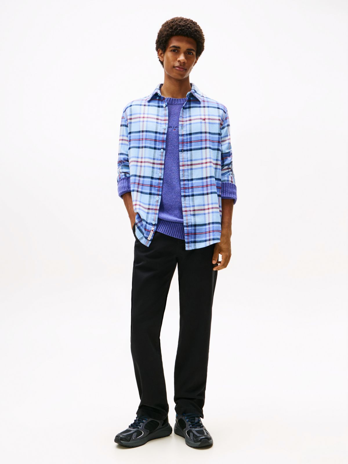 Otis Regular Twill Chinos — Black