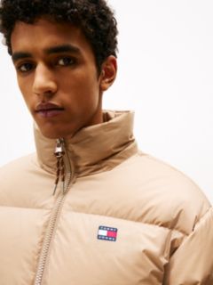 Down Hooded Ripstop Alaska Puffer Jacket — Beige 2