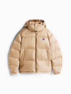Down Hooded Ripstop Alaska Puffer Jacket — Beige 7