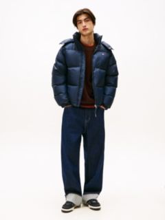 Down Hooded Ripstop Alaska Puffer Jacket — Blue 3